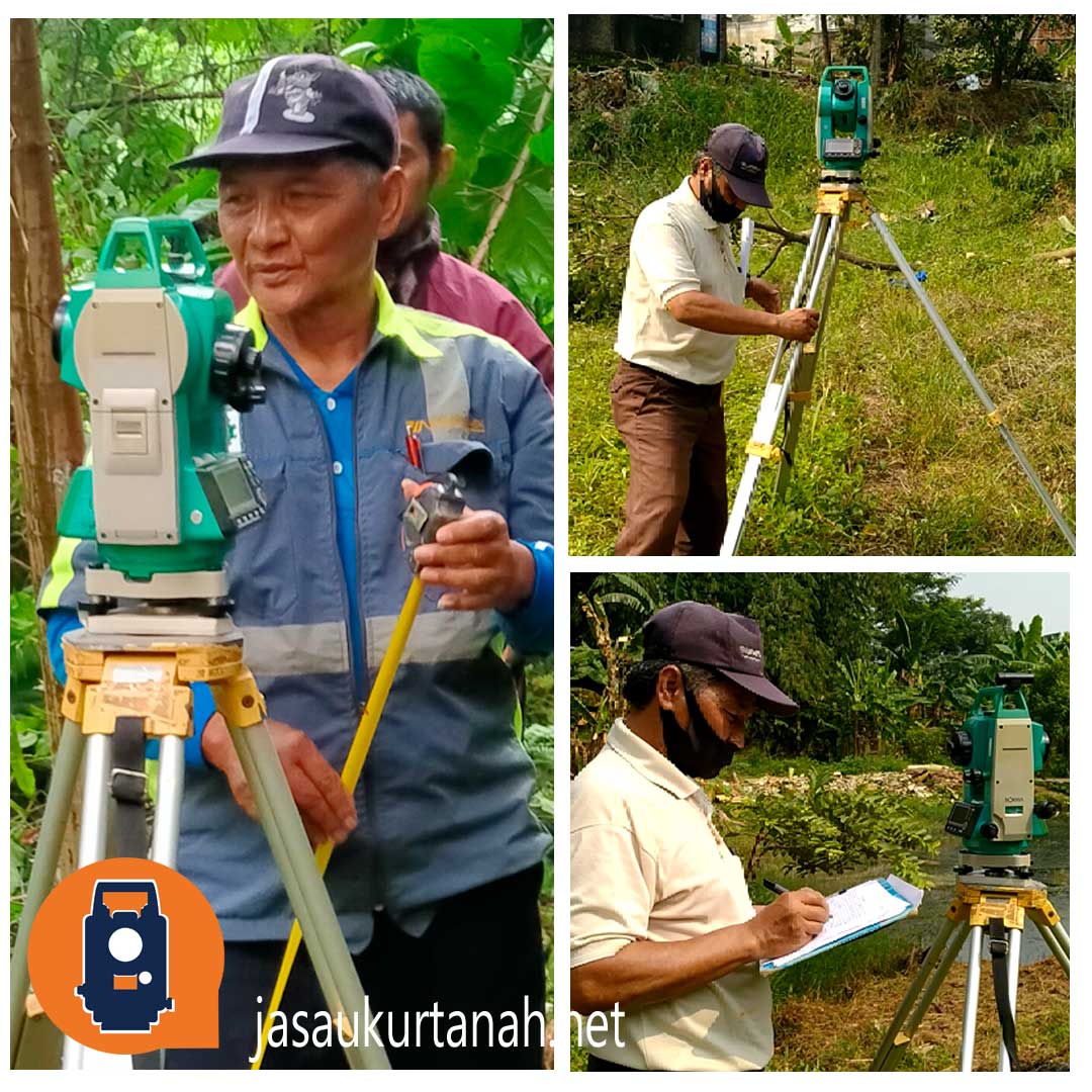 Read more about the article Pengukuran bidang tanah untuk pembuatan siteplan perumahan seluas 4.500 m2 di Pabuaran Cibinong
